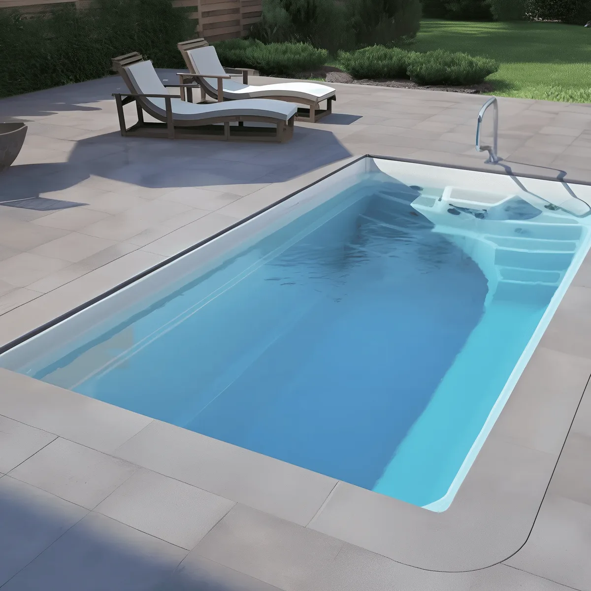 Композитный бассейн Laguna 5 — вид сверху в Нефтеюганске