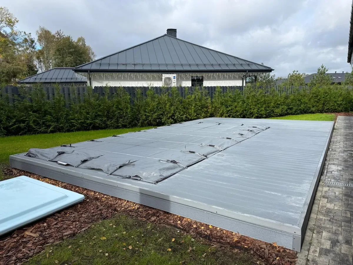 Покрывало Laguna Cover Mesh — установка в Нефтеюганске