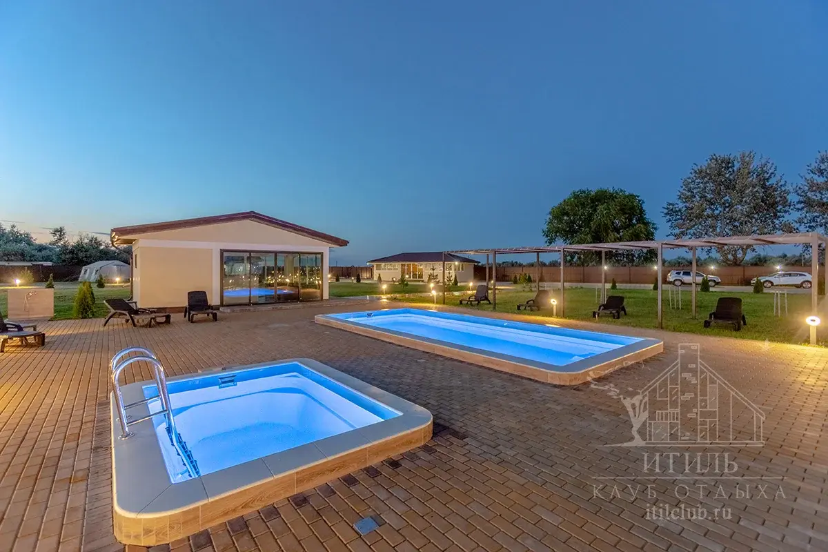 Композитная купель Laguna 3 — установка в Нефтеюганске